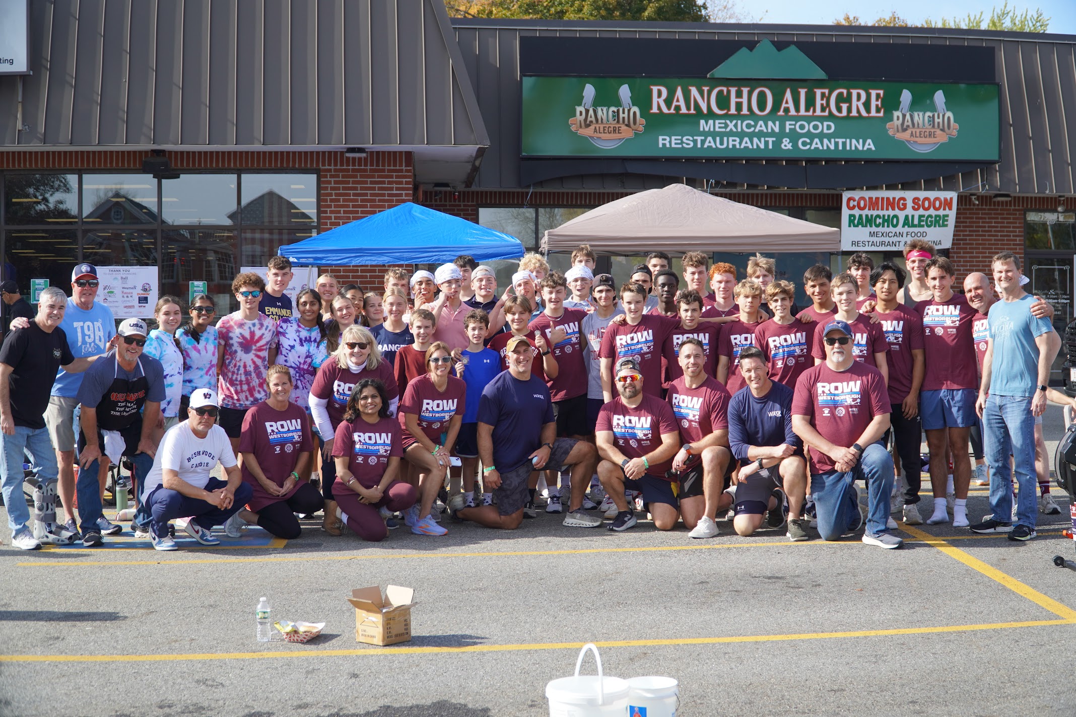 Row for Westborough participants